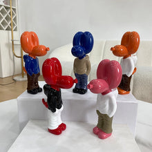 Load image into Gallery viewer, Resin Pocket Balloon Dog Figure Figurines Street Trend Art Decoration Statue Home Office Desktop Interior Decor Objects
