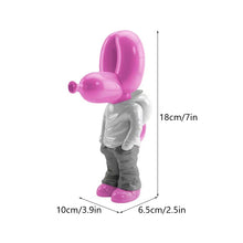 Load image into Gallery viewer, Resin Pocket Balloon Dog Figure Figurines Street Trend Art Decoration Statue Home Office Desktop Interior Decor Objects
