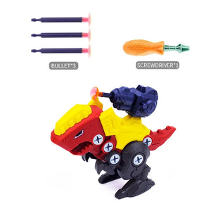 Children Dinosaurs Mount Constructor Model Set Montessori Kids Puzzles Screwdriver Tool Assembling Game Educational Toys for Boy