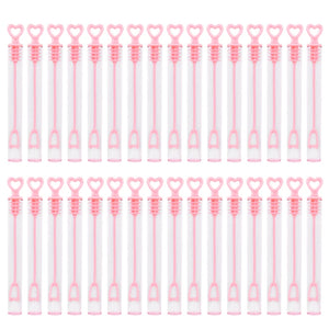 10/20/50Pcs Love Heart Wand Tube Bubble Soap Bottle Wedding Gifts For Guests Birthday Party Decor Baby Shower Favors Kids Toys