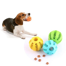 Load image into Gallery viewer, Dog Ball Toys for Small Dogs Interactive Elasticity Puppy Chew Toy Tooth Cleaning Rubber Food Ball Toy Pet Stuff Accessories
