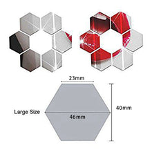 Load image into Gallery viewer, 1 Set 3D Hexagon Mirror Wall Stickers DIY Wall Mirrors Sticker Removable Self Adhesive Decal DIY Home Decoration Art Mirror
