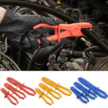 Load image into Gallery viewer, 3pcs Nylon Hose Clamp Tool Set Brake Fuel Water Line Clamp Plier Hands Free Tool Car Repair Tools Hose Pliers
