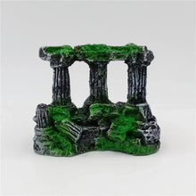 Load image into Gallery viewer, Aquarium Fish Tank Square Rome Stone Pillars Resin Manual Stone Decoration Retro Landscaping For Aquarium Fish Tank 1pcs
