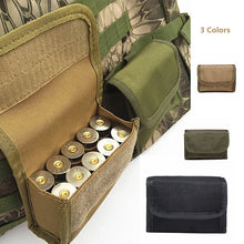 Load image into Gallery viewer, 10 Grids Ammo Pouch Tactical Waist Bag 10 Rounds Shot Bags Outdoor Shooting Multi-functional Mini EDC Mag Molle Nylon Pouch
