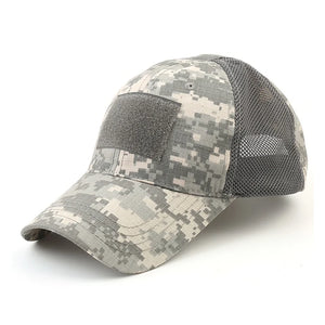 Outdoor Multicam Camouflage Adjustable Cap Mesh Tactical Airsoft Fishing Hunting Hiking Basketball Snapback Hat