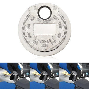 1pc Spark Plug Gap Gauge Tool Measurement Coin-Type 0.6-2.4mm Range Spark Plug Gage Gap Tool Feeler