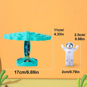 Fun Astronaut Frog Balancing Toy Balance Tree Puzzle Toy Balancing Board Parent-Child Interaction Table Games