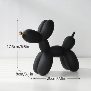 Nordic Balloon Dog Figurines for Interior Resin Doggy Home Entrance Living Room Desktop Decoration Accessories Gifts