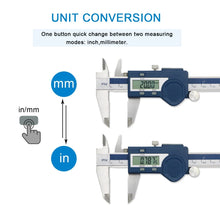 Load image into Gallery viewer, SHAHE New Hardened Stainless Steel 0-150mm Digital Caliper Vernier Calipers Micrometer Electronic Vernier Caliper Measuring Tool
