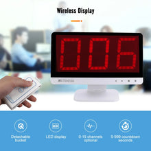 Load image into Gallery viewer, Retekess TM101 Quiz Answer Game Buzzer System 3 Answer Mode 4 Color State for Classroom Competition Game Show Family Party Games
