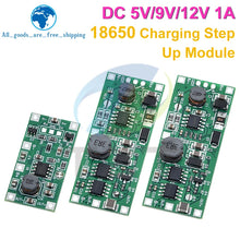 Load image into Gallery viewer, DC 5V 9V 12V Charging Step Up Booster Module for 18650 Lithium Battery UPS Voltage Converter Protection
