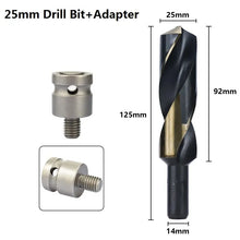 Load image into Gallery viewer, HSS Twist Drill Bit with Reduced Shank 14 16 18 20 22 25mm Diameter Hole Saw Cutter for Metal Drilling Tool
