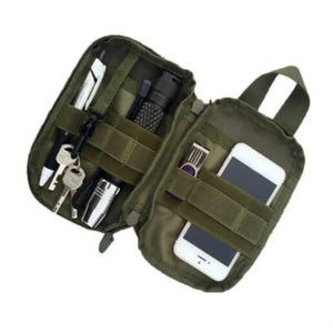 600D Nylon Tactical Bag Outdoor Molle Waist Fanny Pack Phone Pouch Belt Waist Bag EDC Gear Hunting Bag Gadget Purses