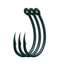 Load image into Gallery viewer, 20PCS PTFE Coated High Carbon Stainless Steel Barbed hooks Carp Fishing Hooks Curved Wide Gape Micro Barbed Barbless Carp Hook
