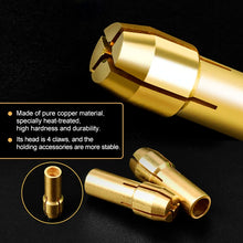 Load image into Gallery viewer, XCAN Mini Drill Collet Chuck 10pcs 0.5-3.2mm 4.3/4.8mm Shank Brass Chucks Adapter for Dremel Rotary Tool Power Tool Accessory
