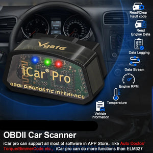 Vgate iCar Pro elm327 V2.3 OBD 2 OBD2 Car Auto diagnostic Scanner WIFI Bluetooth 4.0 for IOS Scan Tool ODB2 PK ELM 327 V1 5