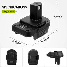 Load image into Gallery viewer, MT20RNL Battery Adapter for Convert Makita 18V Li-ion Battery to RYOBI 18V ONE+ Li-ion Battery Replacement for Ryobi Tool Use
