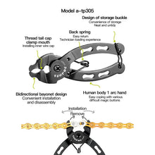 Load image into Gallery viewer, Mini Mountain Bike Chain Quick Link Tool Chain Clamp Repair Tools Pliers Bike Quick Removal Install Plier Bicycle Accessory
