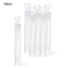 Load image into Gallery viewer, 10/20/50Pcs Love Heart Wand Tube Bubble Soap Bottle Wedding Gifts For Guests Birthday Party Decor Baby Shower Favors Kids Toys
