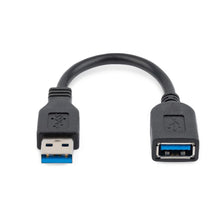 Load image into Gallery viewer, USB 3.0 Extension cable Short Super Speed USB 3.0 cord Extension USB 3.0 A male to A female 0.3M up to 5Gbps for Macs Windows
