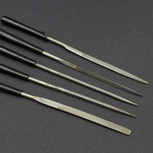 Needle Files Set, 5PCS/10PCS, 3x140mm, for Jewelers, Diamond Carving, Metal, Glass and Stone Crafts, Hand Tool