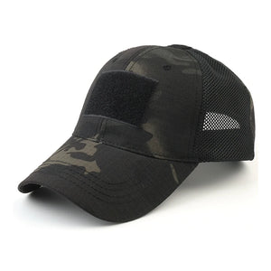 Outdoor Multicam Camouflage Adjustable Cap Mesh Tactical Airsoft Fishing Hunting Hiking Basketball Snapback Hat