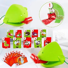 Load image into Gallery viewer, Frog Mask Wagging Tongue Lick Cards Board Games for Children Family Party Toys Antistress Funny Desktop Puzzle Game Toys
