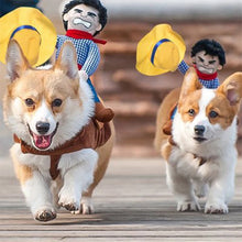 Load image into Gallery viewer, Halloween Party Dog Clothes Funny Cowboy Dressing Up Jacket Coats French Bulldog Chihuahua Costumes for Small Large Dogs
