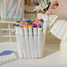 Load image into Gallery viewer, Large Capacity Plastic Pen Holder Desktop Storage Desk Organizer Pencil Display Cup Simple Stationery Box Office Accessories
