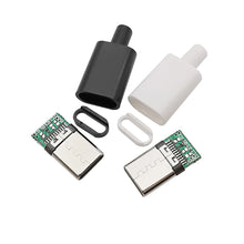 Load image into Gallery viewer, 5Pcs TYPE C USB 3.1 24 Pin Male Plug Welding Connector Adapter with Housing Type-C Charging Plugs Data Cable Accessories Repair
