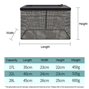 Fish Guard Net 22L Live Fish Barreled Fishing Box Quick Drying Multifunction Bucket Outdoor Fishing Tackle Gear