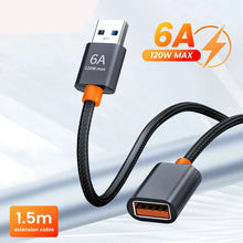 Load image into Gallery viewer, USB 3.0 / 2.0 Extension Cable Male to Female Extender Cable Fast Speed USB 3.0/2.0 Extended for laptop PC USB 3.0 Extension
