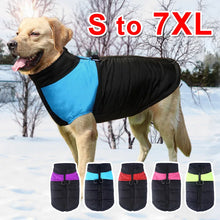 Load image into Gallery viewer, Big Dog Clothes Winter Warm Pet Vest Jacket Waterproof Dog Coat Clothes For Large Dog Bulldog Golden Retriever Labrador Clothing
