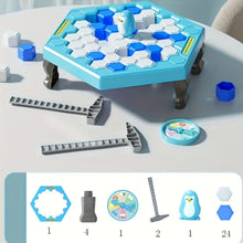 Load image into Gallery viewer, Save Penguin Knocking Ice Toy, Ice Breaker Knocking And Disassembling Wall Board Game Novelty Game Interactive Toy
