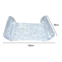 Load image into Gallery viewer, Water Hammock Recliner Portable Inflatable Floating Swimming Mattress Foldable with Sequins Swimming Pool Accessories
