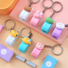 Load image into Gallery viewer, Cute Mini Animal Stapler Creative Portable Book Binding Machines Keychains School Supplies Office Accessories Stationery Gifts
