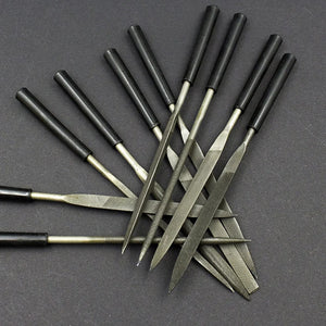 Needle Files Set, 5PCS/10PCS, 3x140mm, for Jewelers, Diamond Carving, Metal, Glass and Stone Crafts, Hand Tool