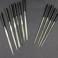 Load image into Gallery viewer, Needle Files Set, 5PCS/10PCS, 3x140mm, for Jewelers, Diamond Carving, Metal, Glass and Stone Crafts, Hand Tool
