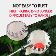 Load image into Gallery viewer, Metal Fruit Picker Orchard Gardening Apple Peach High Tree Picking Tools Fruit Catcher Collector Gardening Toolsgardening tools
