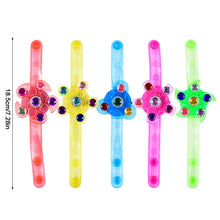 Load image into Gallery viewer, 5/10/20Pcs LED Luminous Spinner Bracelet Kids Birthday Party Favors Pinata Goodie Bag Filler Guests Gift Toy Christmas Halloween
