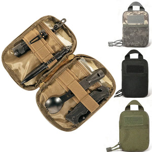 600D Nylon Tactical Bag Outdoor Molle Waist Fanny Pack Phone Pouch Belt Waist Bag EDC Gear Hunting Bag Gadget Purses