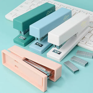 Desk Binding Paper Stapler, Book Binder, Durable, Colors, Stationery, Office Accessories, Fashion,Office & School Supplies