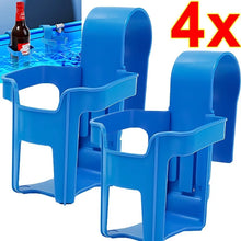 Load image into Gallery viewer, 1/4pcs Swimming Pool Water Cup Hanger Car Water Cup Drink Holder for Above Swimming Pool Side Drinks Beer Storage Shelf Tool
