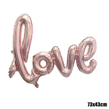 Load image into Gallery viewer, Heart Shaped Background Wall Foil Balloon Love Letter Balloons for Wedding Party Happy Valentines Day Home Decoration Supplies
