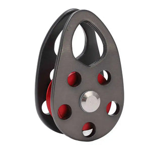 20KN Rock Climbing Pulley Aluminum alloy Side Swing Pulley for Outdoor Activities