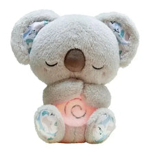 Load image into Gallery viewer, Baby Plush Doll Breathing Bear Newborn Soothing Sleep Playmate Otter Toy Kids Music Sleeping Companion Sound Light Doll Toy Gift
