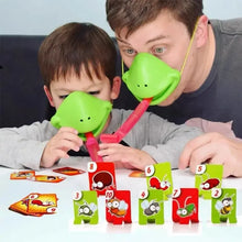 Load image into Gallery viewer, Frog Mask Wagging Tongue Lick Cards Board Games for Children Family Party Toys Antistress Funny Desktop Puzzle Game Toys
