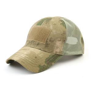 Outdoor Multicam Camouflage Adjustable Cap Mesh Tactical Airsoft Fishing Hunting Hiking Basketball Snapback Hat