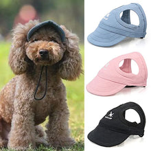 Load image into Gallery viewer, Pet Dog Caps Small Puppy Pets Summer Solid Oxford Cap Dog Baseball Visor Hat Outdoor Accessories Sunscreen Bonnet Cap Chihuahua
